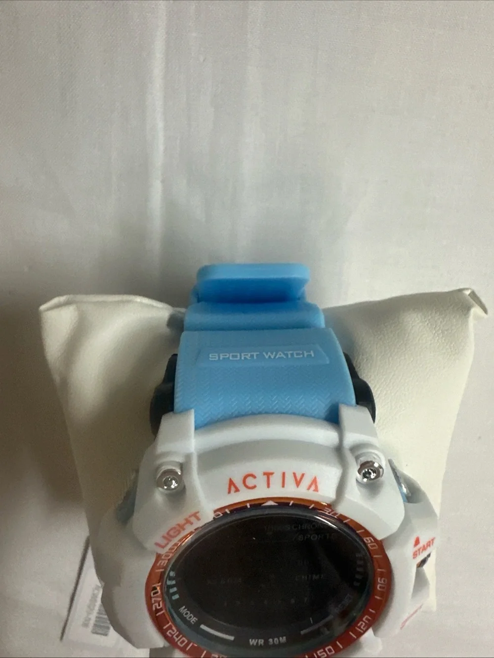 ACTIVA White & Light Blue Sport Watch - Water Resist